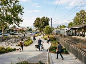 Covina Metrolink and pedestrian connections