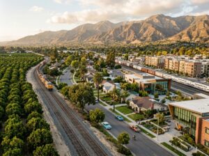 Covina landscape from citrus to suburban growth