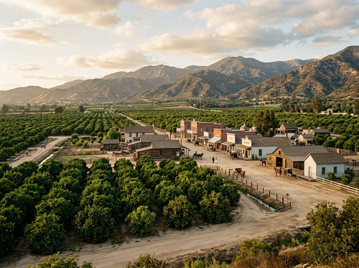 Early Covina agricultural settlement