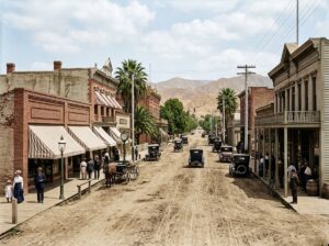 Early downtown Covina on Citrus Avenue