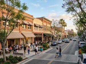 Renovated storefronts on Citrus Avenue